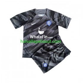 Jalkapallo Pelipaidat/Peliasut Atlético Madrid Maalivahti Lasten Kotipaita 2023-2024 Lyhythihainen